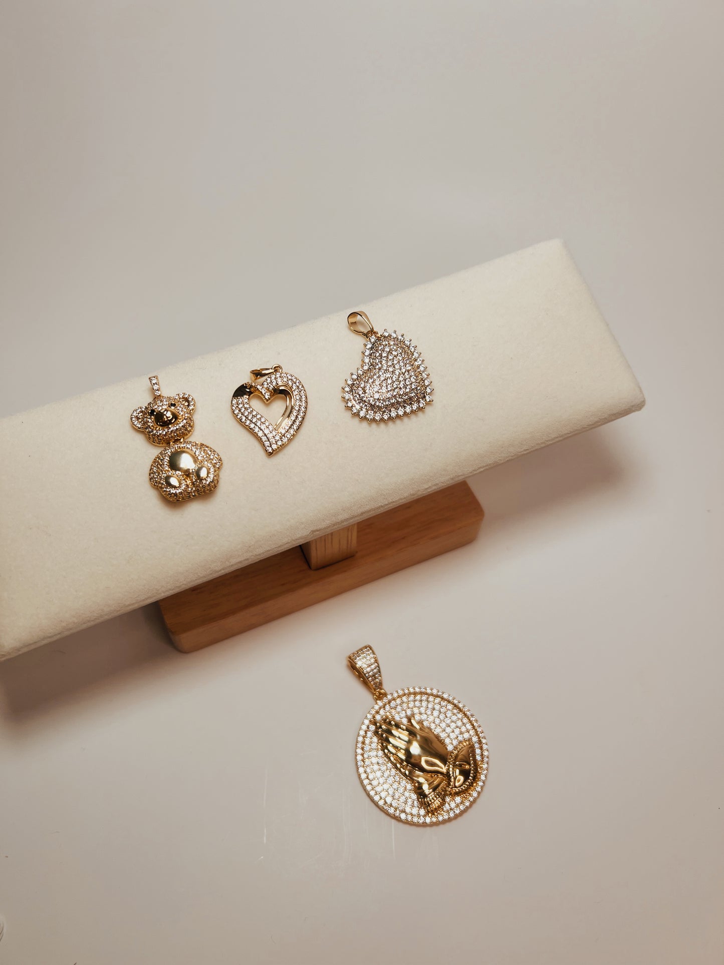 Iced Out Heart Pendant