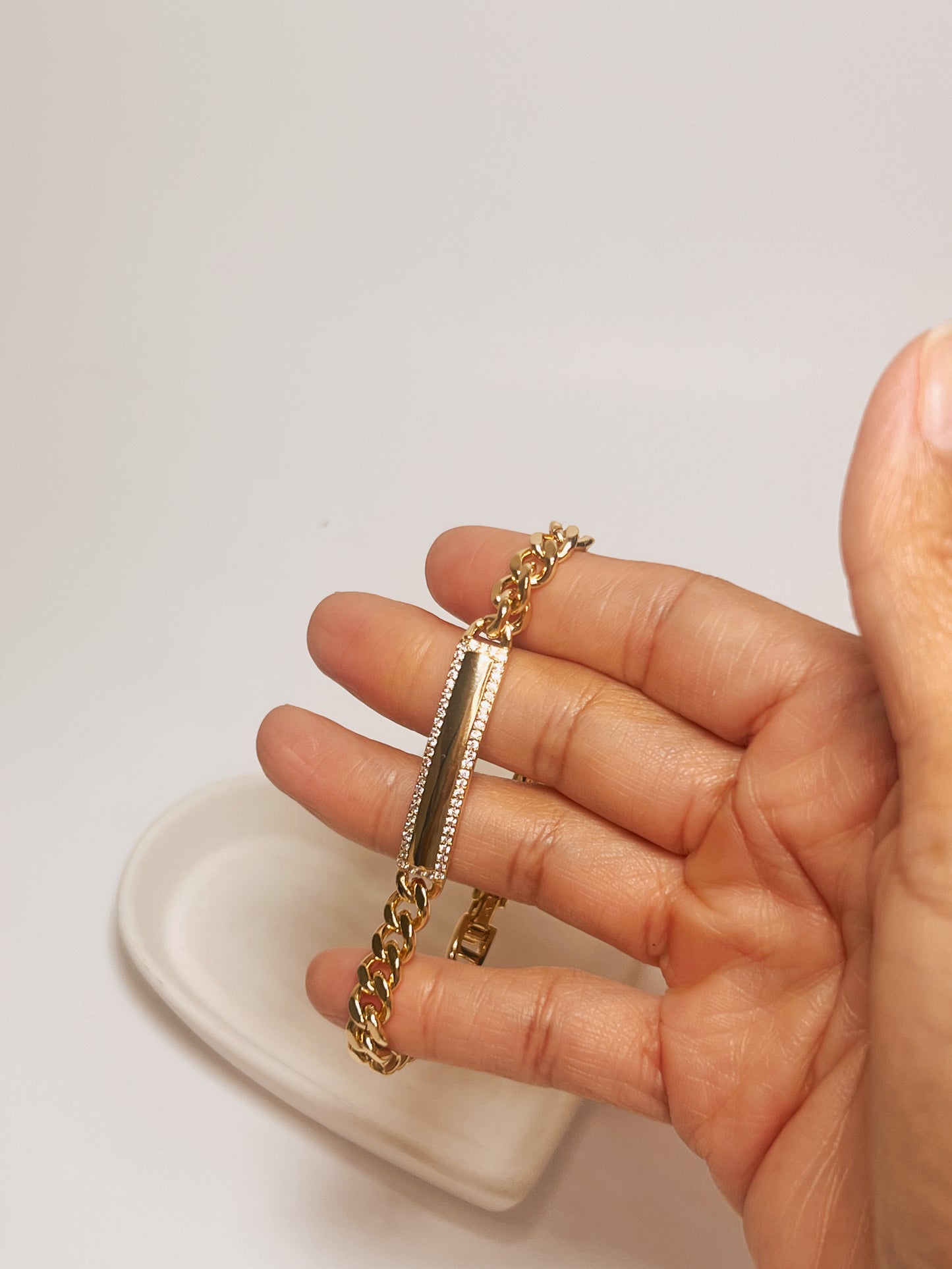 Cuban Plate Bracelet